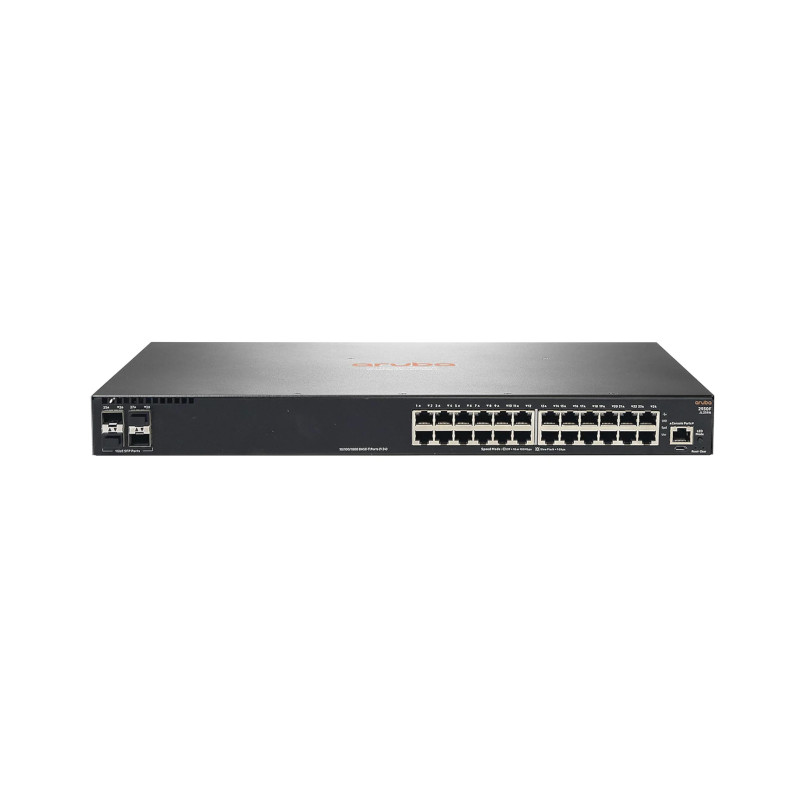 HPE Aruba Networking 2930F 24G 4SFP Switch – Layer 3, apilable, PoE+, para redes de acceso - JL259A Aruba - 2