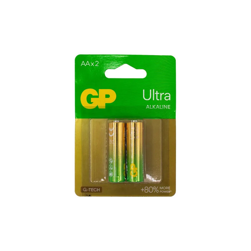 Pack X2 Batería Gp Ultra Aaa 1.5v Alcalina – LR03 GP Batteries - 1