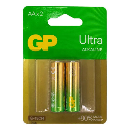 Pack X2 Batería Gp Ultra Aaa 1.5v Alcalina – LR03 GP Batteries - 1