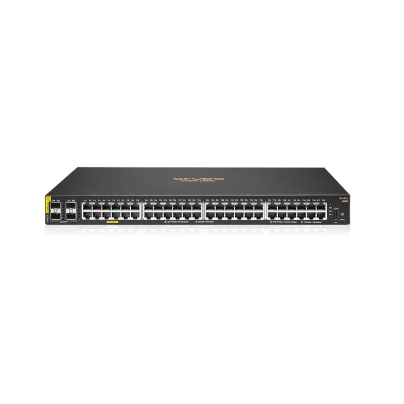 HPE Aruba Networking CX 6000 48G Class4 PoE 4SFP 370W Switch – Acceso Layer 2 para SMB e IoT - R8N85A Aruba - 2