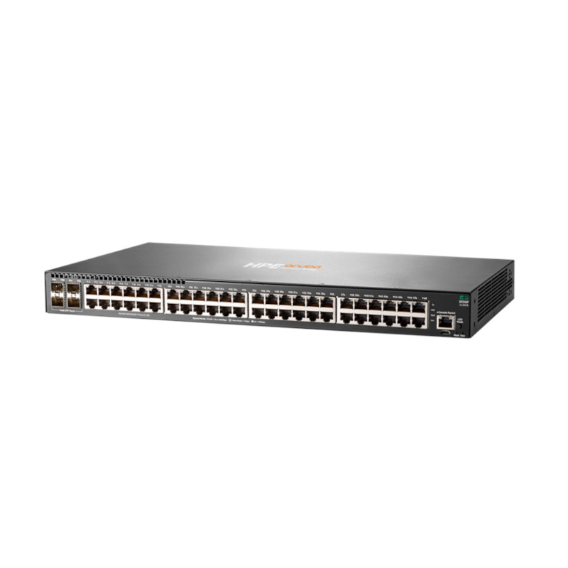 HPE Aruba Networking 2930F 48G 4SFP (JL260A) – Switch Layer 3 apilable, PoE+ para acceso de red - JL260A Aruba - 2