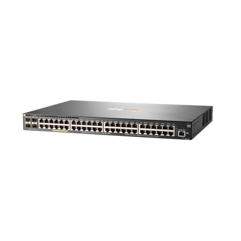 HPE Aruba Networking 2930F JL256A – Switch Layer 3 apilable, 48 PoE+ (370W), 4 SFP+ 10G para acceso - JL256A Aruba - 1
