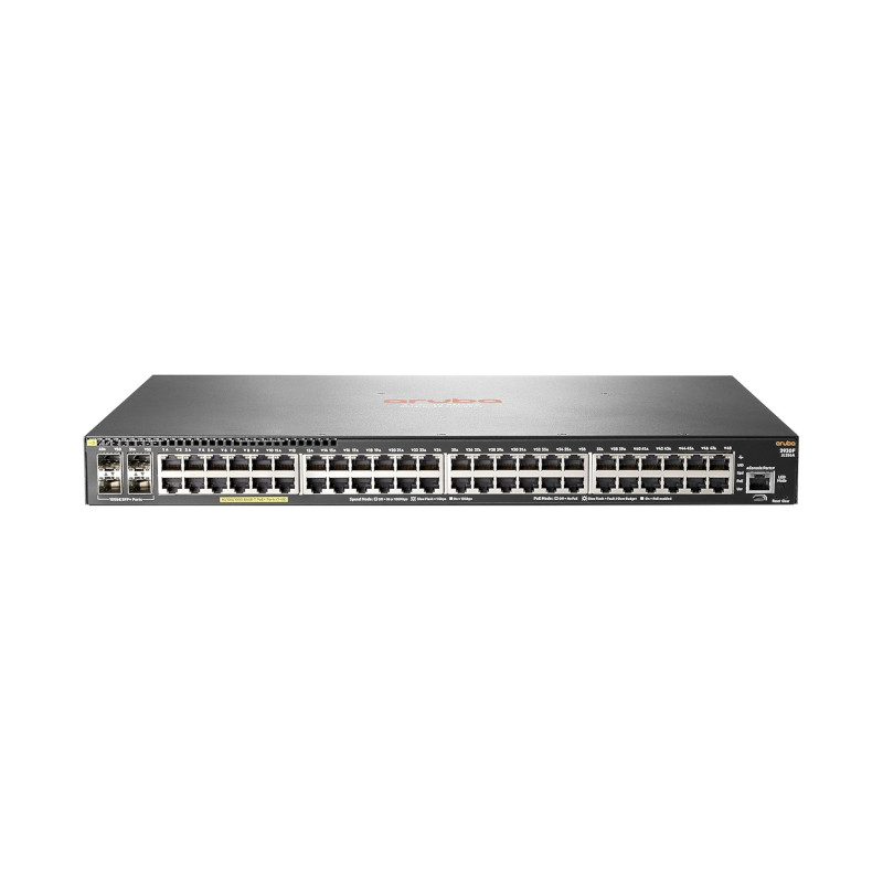 HPE Aruba Networking 2930F JL256A – Switch Layer 3 apilable, 48 PoE+ (370W), 4 SFP+ 10G para acceso - JL256A Aruba - 2