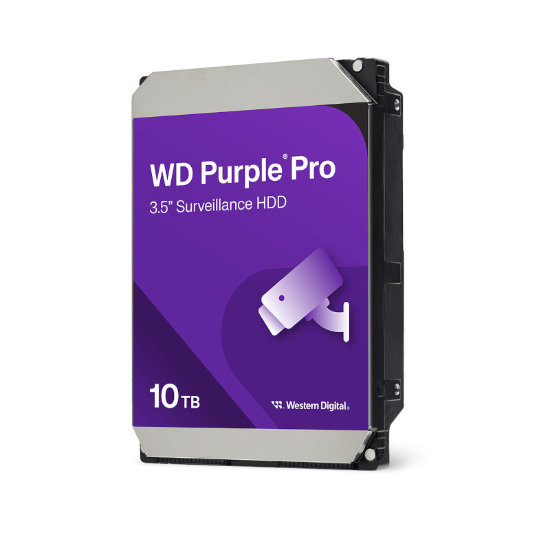 Disco duro para video inteligente WD Purple™ Pro 10TB -WD102PURP Western Digital - 1