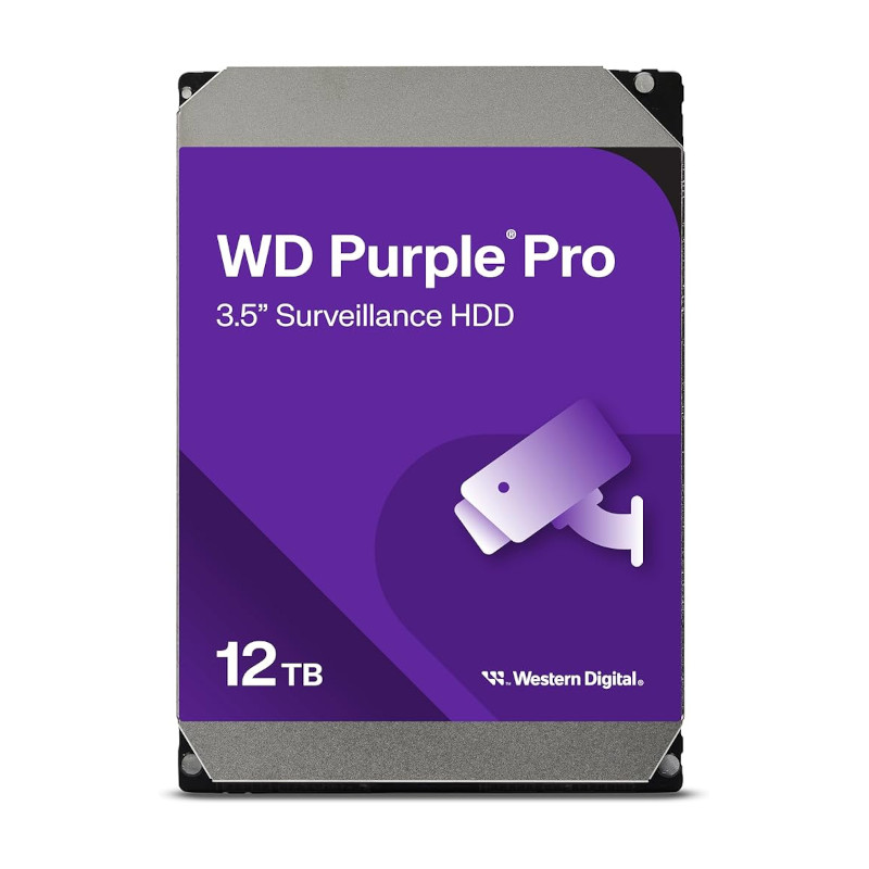 12 TB Disco duro para video inteligente WD Purple Pro - WD122PURP Western Digital - 1