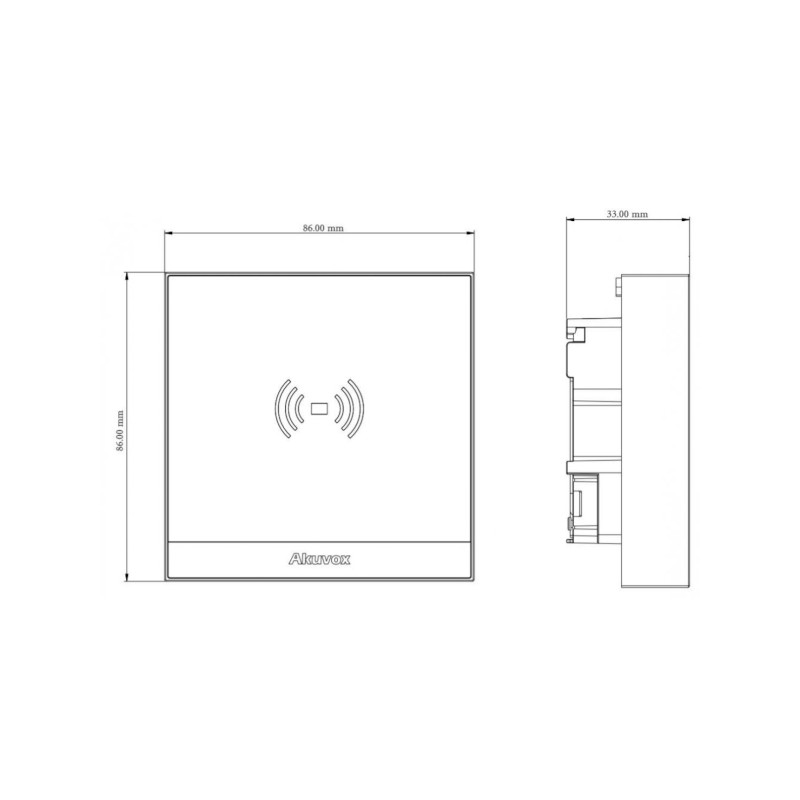 Para comunicaciones empresariales y redes VoIP – Teléfono IP con pantalla color y funciones avanzadas – Akuvox – A01 AKUVOX - 2
