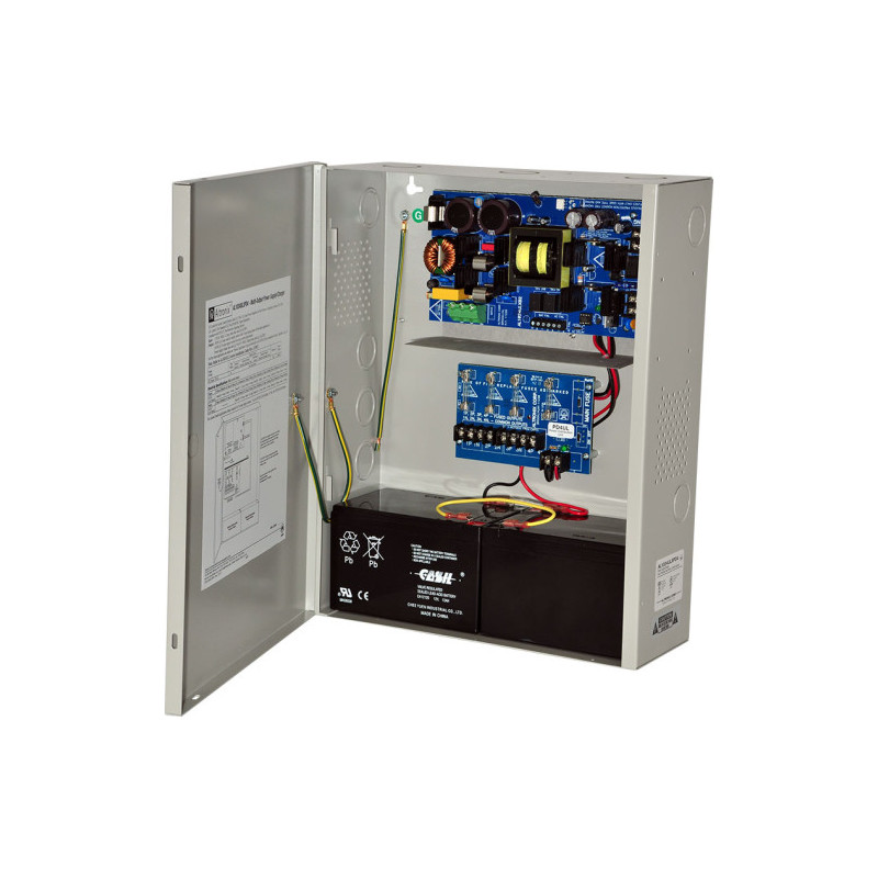 Fuente de poder para control de acceso y sistemas contra incendios – Multi salida 24VDC 10A – Altronix – AL1024ULXPD4  - 1