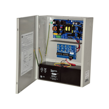 Fuente de poder para control de acceso y sistemas contra incendios – Multi salida 24VDC 10A – Altronix – AL1024ULXPD4  - 1