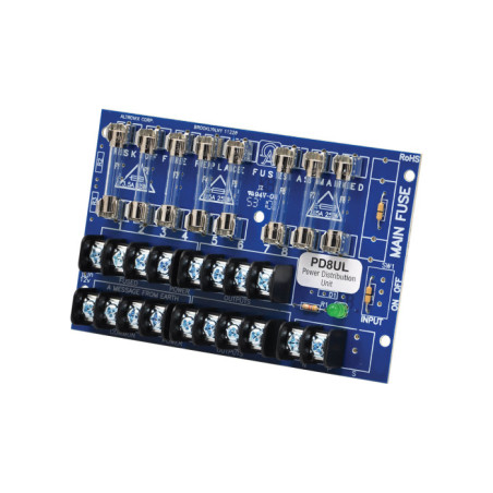 Distribución de energía para sistemas de control de acceso – 8 salidas con fusibles individuales – Altronix – PD8UL ALTRONIX - 2