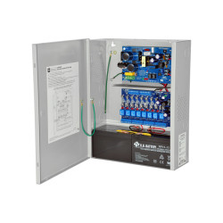 Fuente de poder – 8 salidas independientes 12VDC/24VDC Fail-Safe/Fail-Secure – Harrington Fire Alarm Signal Inc. – AL400ULACM AL