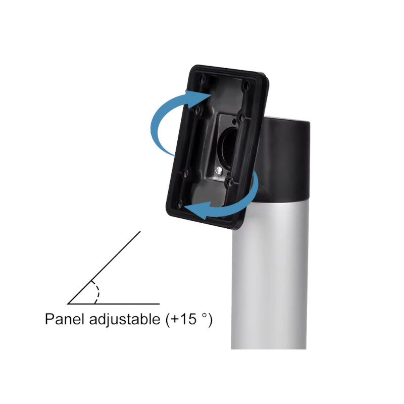 - Soporte para Terminal de Reconocimiento Facial en Puertas Rápidas y Torniquetes – Aluminio AL-6061 – DS-KAB6-ZU1 Hikvision - 1
