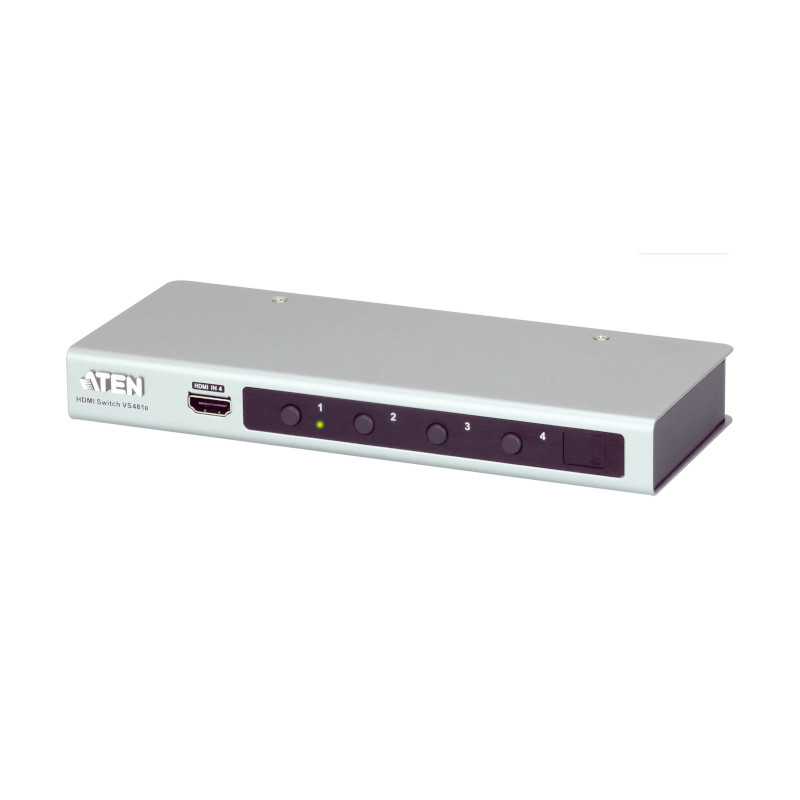 Conmutar hasta cuatro fuentes HDMI en una pantalla – Soporte 4Kx2K Ultra HD – VanCryst – VS481B Aten - 1