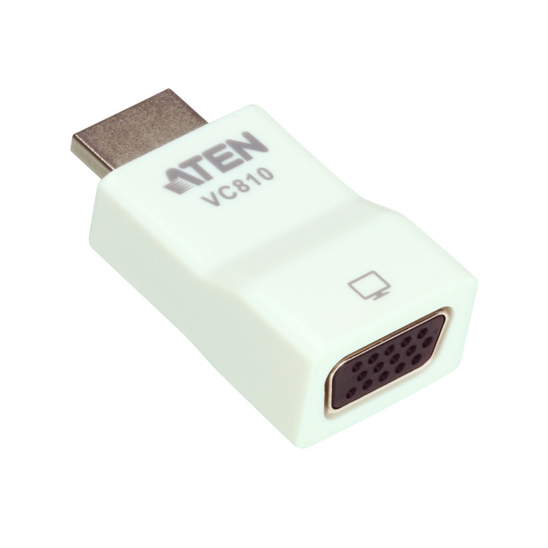 Convertidor HDMI a VGA para conectar laptops a monitores VGA – Resolución hasta 1920x1200 – ATEN – VC810 Aten - 1