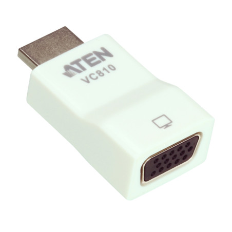 Convertidor HDMI a VGA para conectar laptops a monitores VGA – Resolución hasta 1920x1200 – ATEN – VC810 Aten - 1