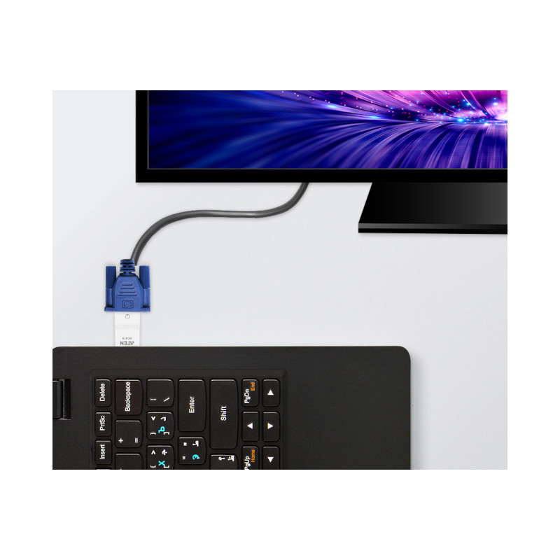 Convertidor HDMI a VGA para conectar laptops a monitores VGA – Resolución hasta 1920x1200 – ATEN – VC810 Aten - 3