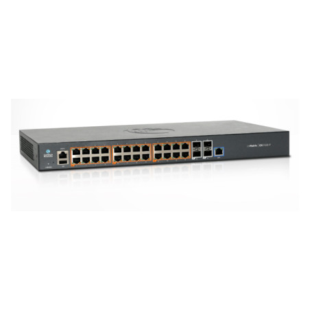 Conectividad y alimentación PoE para redes empresariales – Switch 24 puertos 1 Gbps y 4 SFP+ – Cambium Networks - MX-EX2028PXA-0