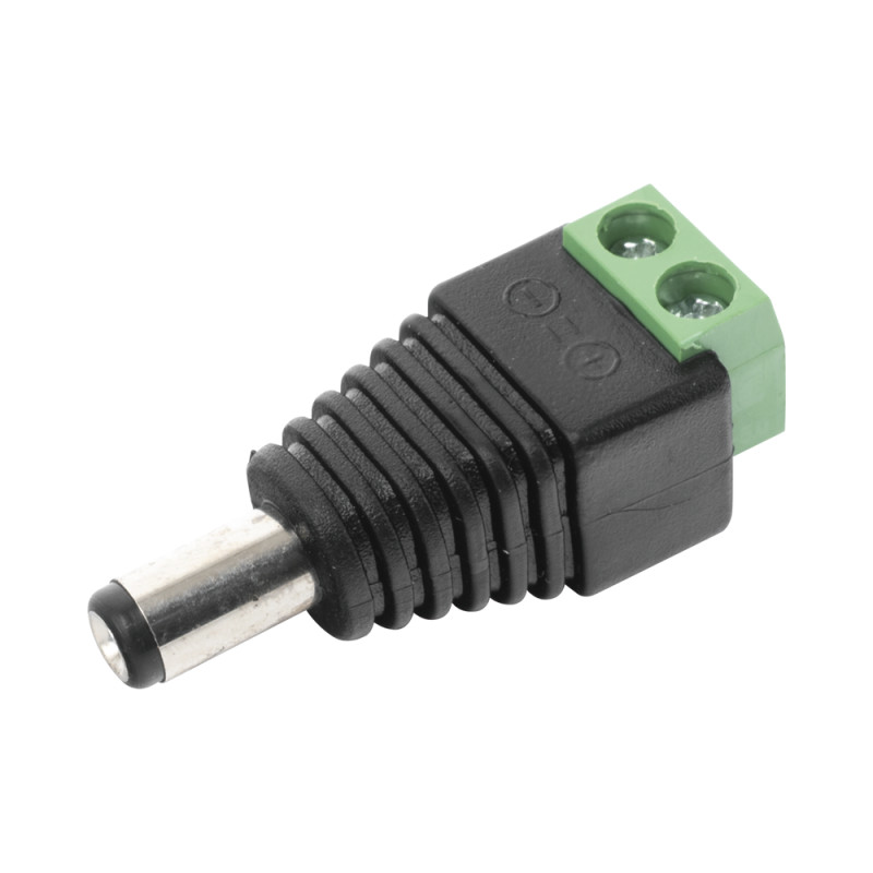 Adaptador de alimentación para cámaras CCTV con LED – Jack 3.5 mm macho 12 Vcd – Marca genérica – JR52 Epcom - 1