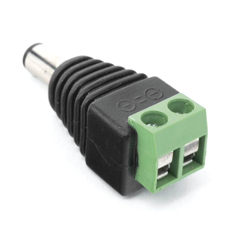 Adaptador de alimentación para cámaras CCTV con LED – Jack 3.5 mm macho 12 Vcd – Marca genérica – JR52 Epcom - 3