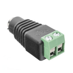 Adaptador de energía para cámaras CCTV y LED – Conector DC hembra 5.5x2.1mm – Marca JR53 – Modelo JR53  - 1