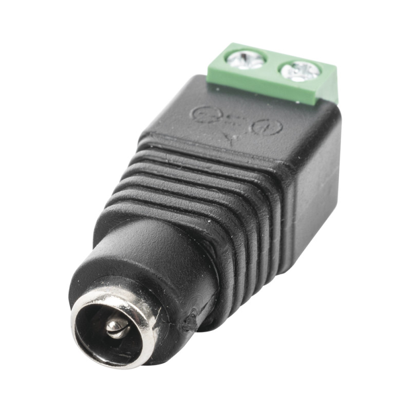 Adaptador de energía para cámaras CCTV y LED – Conector DC hembra 5.5x2.1mm – Marca JR53 – Modelo JR53  - 2