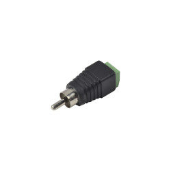 Adaptador RCA macho a terminal de tornillo – Genérico DIO en sistemas de CCTV a 2 Hilos. JR-R591  - 1