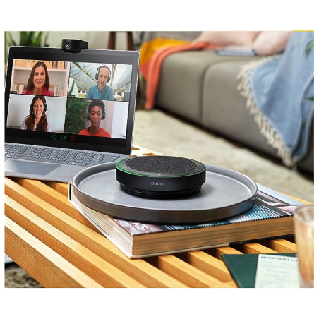 Mejora de reuniones híbridas en oficinas pequeñas – Altavoz profesional con cancelación de ruido – Jabra – Speak2 75 Jabra - 2