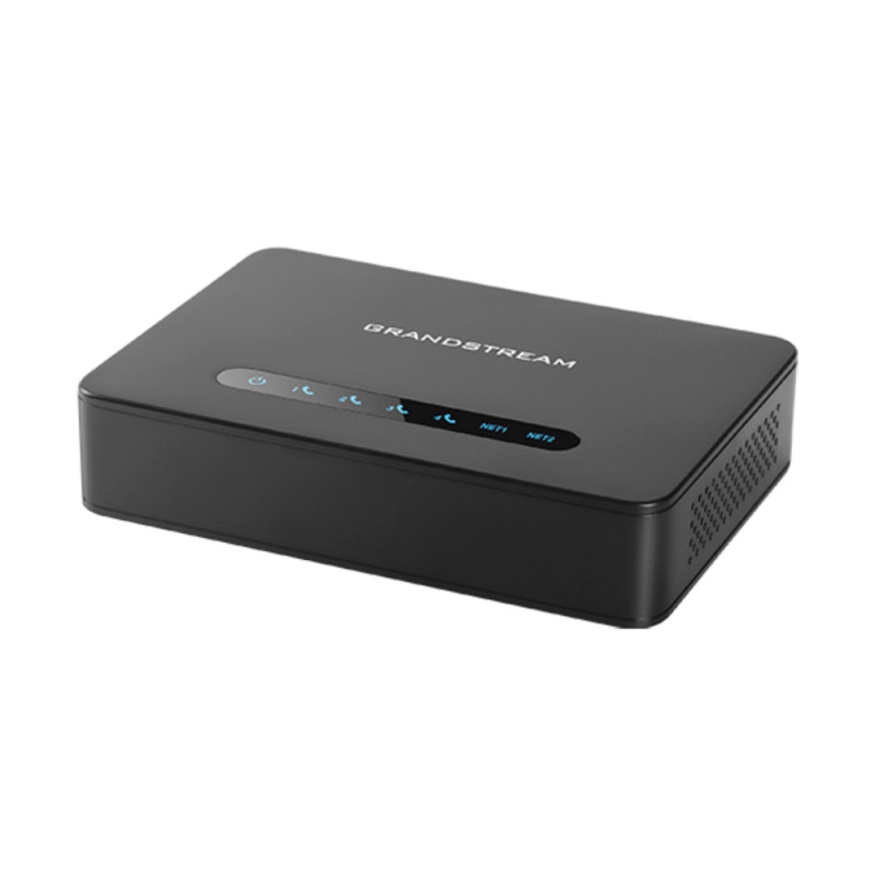 Adaptador VoIP para telefonía en oficina o hogar – 4 puertos FXS y router NAT Gigabit – Grandstream – HT814 V2 GRANDSTREAM - 2