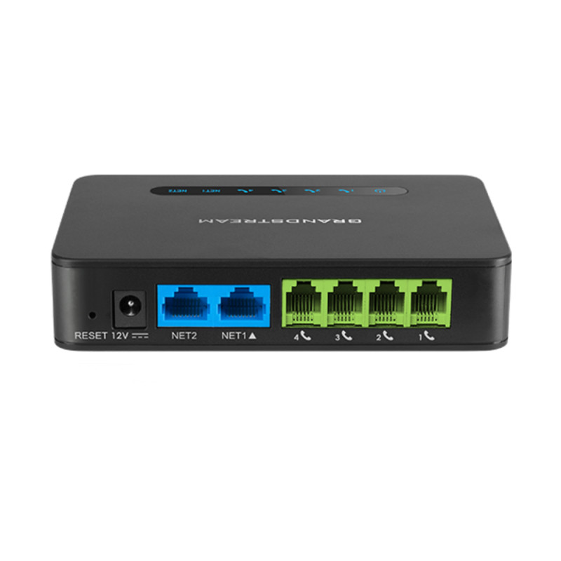 Adaptador VoIP para telefonía en oficina o hogar – 4 puertos FXS y router NAT Gigabit – Grandstream – HT814 V2 GRANDSTREAM - 3