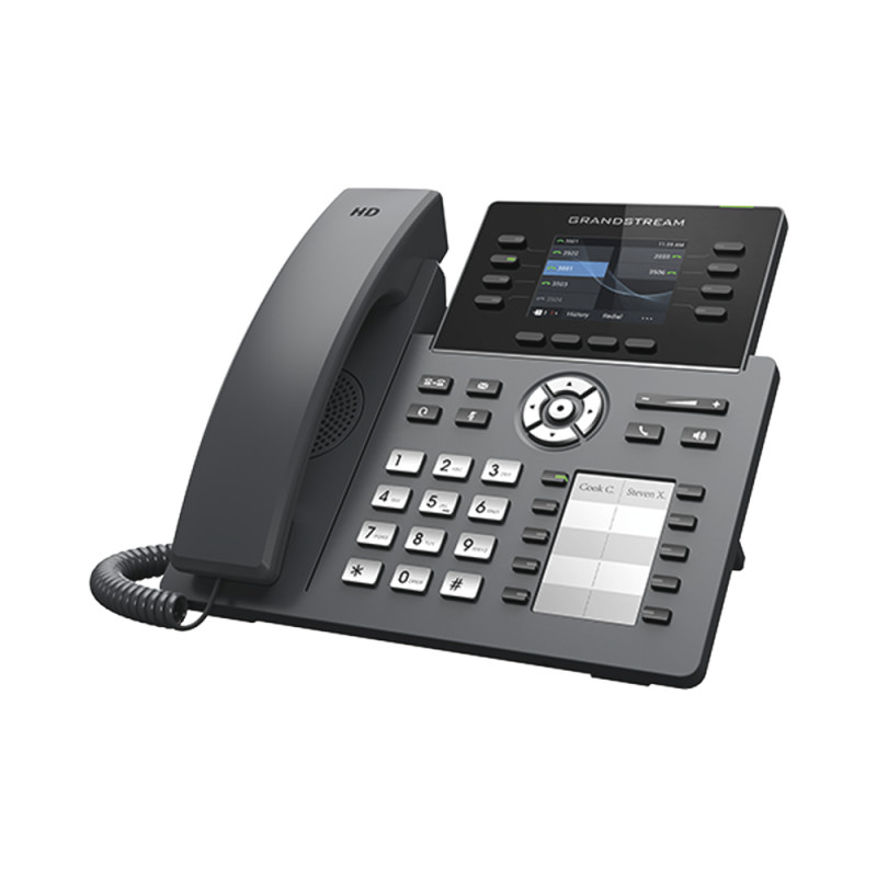 Teléfono VoIP para atención de múltiples llamadas – 8 líneas, audio HD, Wi-Fi integrado – Grandstream – GRP2634 GRANDSTREAM - 3