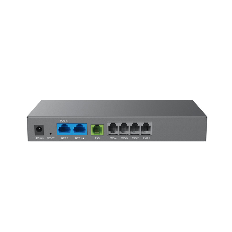 Conector de Líneas Telefónicas PSTN a VoIP para Empresas – Con 4 FXO, 1 FXS y PoE – Grandstream – HT841 GRANDSTREAM - 3