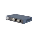 Switch para redes de oficina y hogar – 16 Puertos Gigabit Plug-and-Play – DS-3E0516-E(C) Hikvision - 1