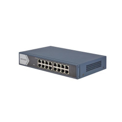 Switch para redes de oficina y hogar – 16 Puertos Gigabit Plug-and-Play – DS-3E0516-E(C) Hikvision - 1