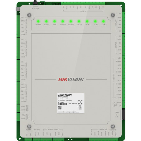 Controlador de Acceso Profesional para Edificios – 4 Puertas Gestión Web – DS-K2624X Hikvision - 1