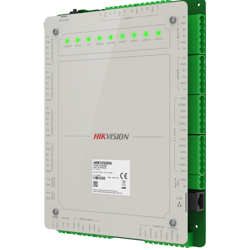 Controlador de Acceso Profesional para Edificios – 4 Puertas Gestión Web – DS-K2624X Hikvision - 2