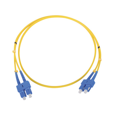 Jumper de Fibra Óptica Monomodo SC/SC Duplex de 1 metro - LP-FO-6053B Linked Pro - 1