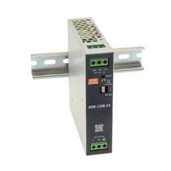 Fuente de poder AC/DC para riel DIN industrial – 120W Ultra Delgada – MEAN WELL – XDR120E48 Meanwell - 1