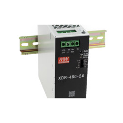 Fuente de poder para sistemas de control industrial – 480W DIN Rail Ultra Slim – Mean Well – XDR480E48 Meanwell - 1
