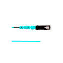 Pigtail de Fibra Óptica NetKey™ LC Simplex, Multimodo OM3, 900um, Color Aqua, 1 Metro - NKFPX1BN1NNM001 Panduit - 1