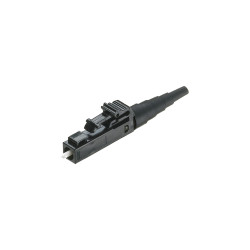 Conector de Fibra Óptica Multimodo OM2, OM3 y OM4, LC Simplex, Pulido en Campo, Color Negro - FLCSMBLY Panduit - 1