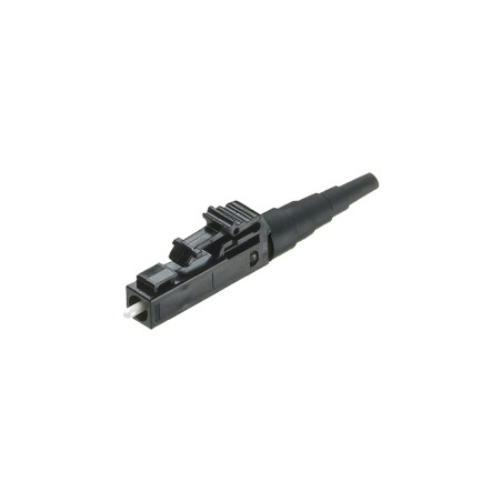Conector de Fibra Óptica Multimodo OM2, OM3 y OM4, LC Simplex, Pulido en Campo, Color Negro - FLCSMBLY Panduit - 1