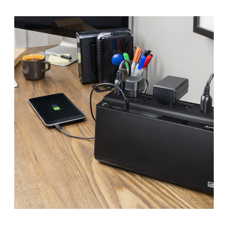 Protección de Energía para Hogares y Oficinas – 600 VA, 7 Salidas – APC – BE600M1-LM APC - 2