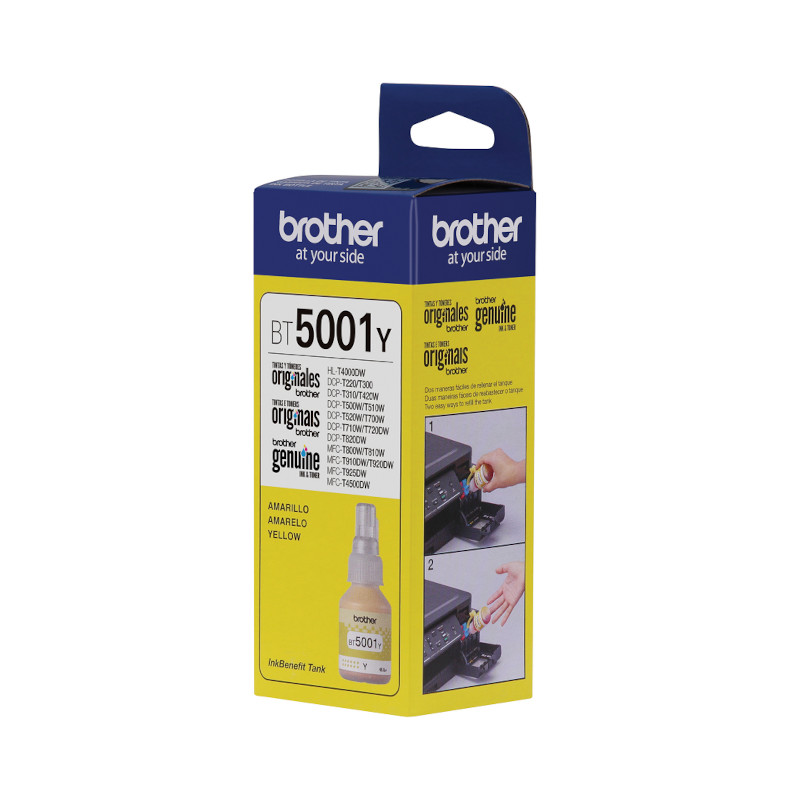 Tinta Brother BT5001Y Inyección de tinta - Amarillo - Original Brother - 1