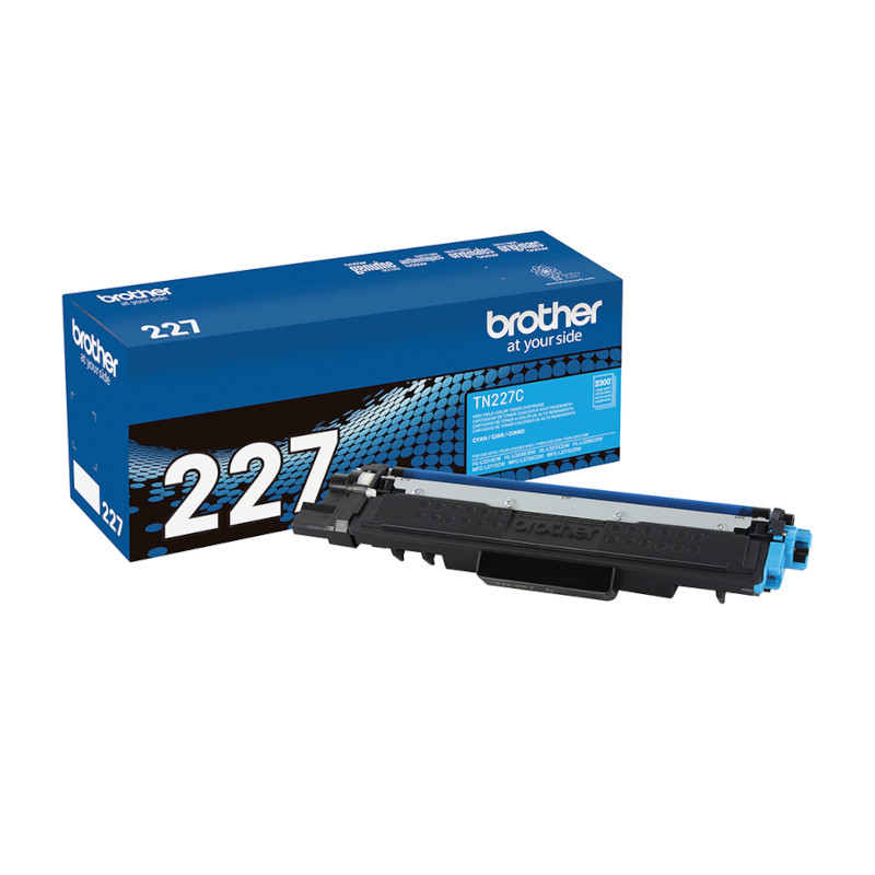 tóner Brother TN-227C Alto Rendimiento Láser - Azul ciánico - Original Brother - 1