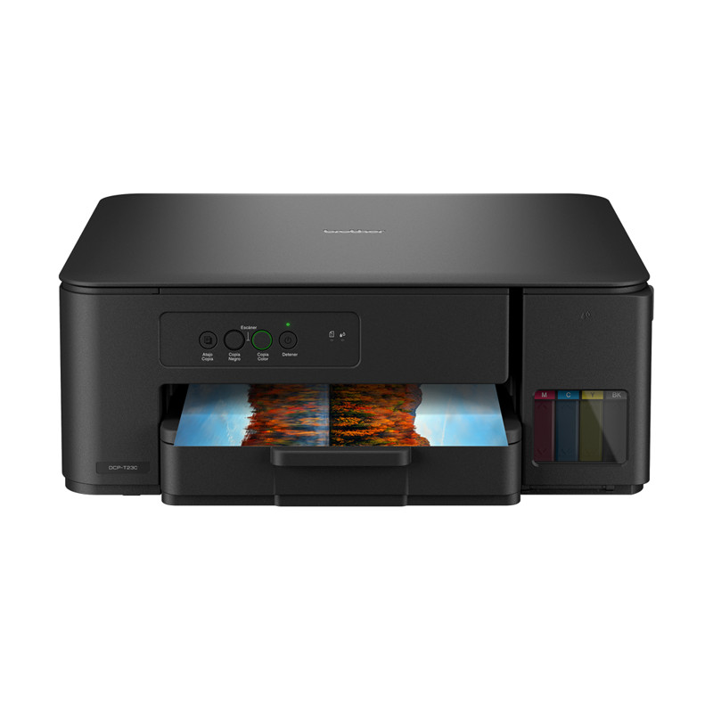 Impresora multifunción para hogar y oficina – 3 en 1 USB con tanques de tinta – Brother – DCP-T230 Brother - 1