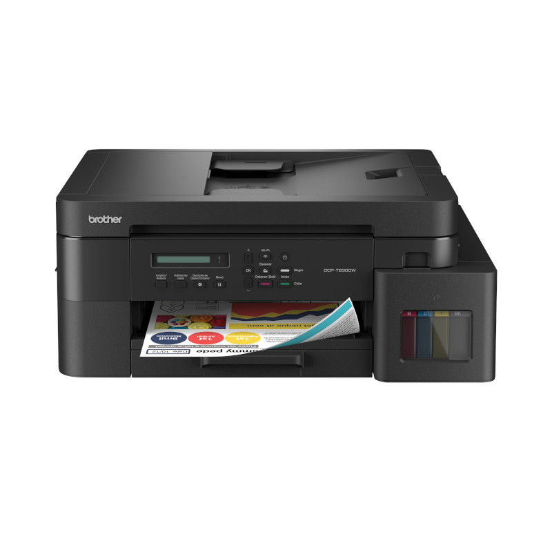 Impresora Multifunción para Hogar y Oficina – Tanque de Tinta Wi-Fi Dúplex – Brother – DCPT830DW Brother - 1