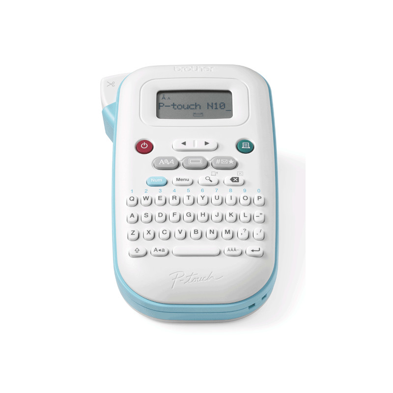 Rotuladora para Etiquetas de Hogar y Escuela – Compacta y Portátil con Teclado QWERTY – Brother – PT-N10 Brother - 1