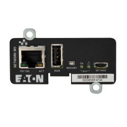 Tarjeta de red para gestión remota y ciberseguridad de UPS y PDU – Cibersegura Gigabit Certificada UL/IEC – Eaton – NETWORK-M3 E