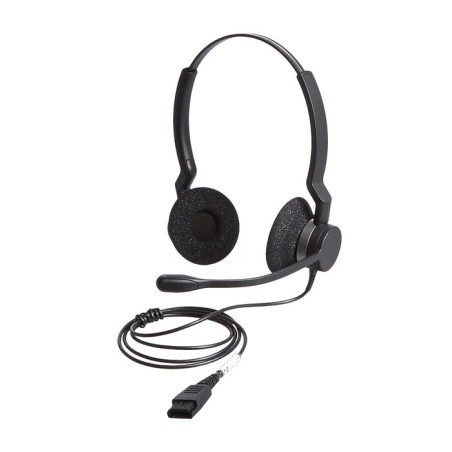Auriculares para Contact Center y Oficina – Duo con Micrófono NC y Audio de Banda Ancha – Jabra – Biz 2300 QD Duo Jabra - 1