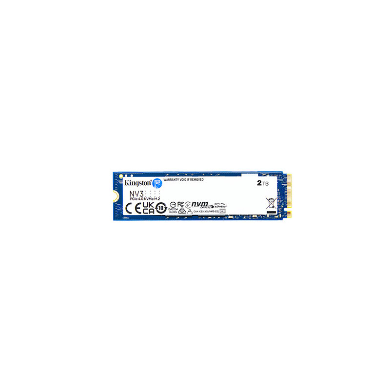 Almacenamiento para Consolas Portátiles y Laptops Compactas – 2TB PCIe 4.0 NVMe – Kingston – NV3 M.2 2230 SNV3SM3/2T0 Kingston -