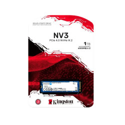 Expansión de Almacenamiento – 1TB PCIe 4.0 NVMe 6000/4000MB/s M.2 2280 – Kingston – SNV3S/1000G Kingston - 1